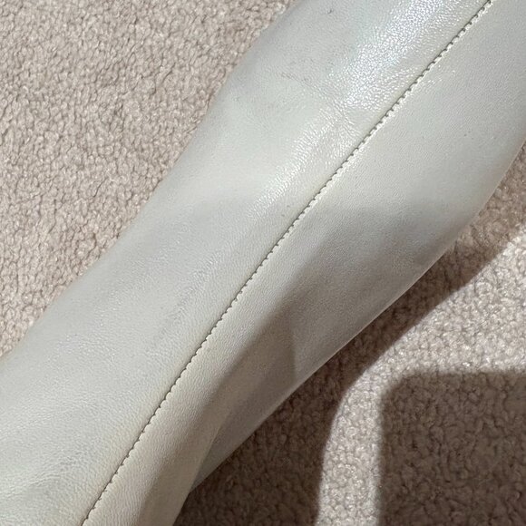 Loeffler Randall White Leather Chelsea Boots - Picture 5 of 10